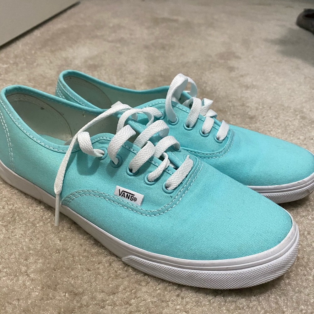 Baby Blue Vans Lo Pro